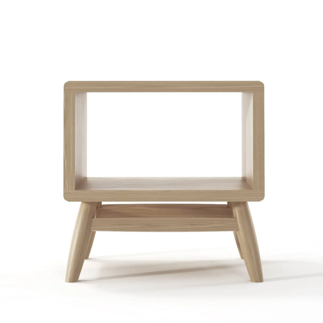 Twist Bedside - European Oak