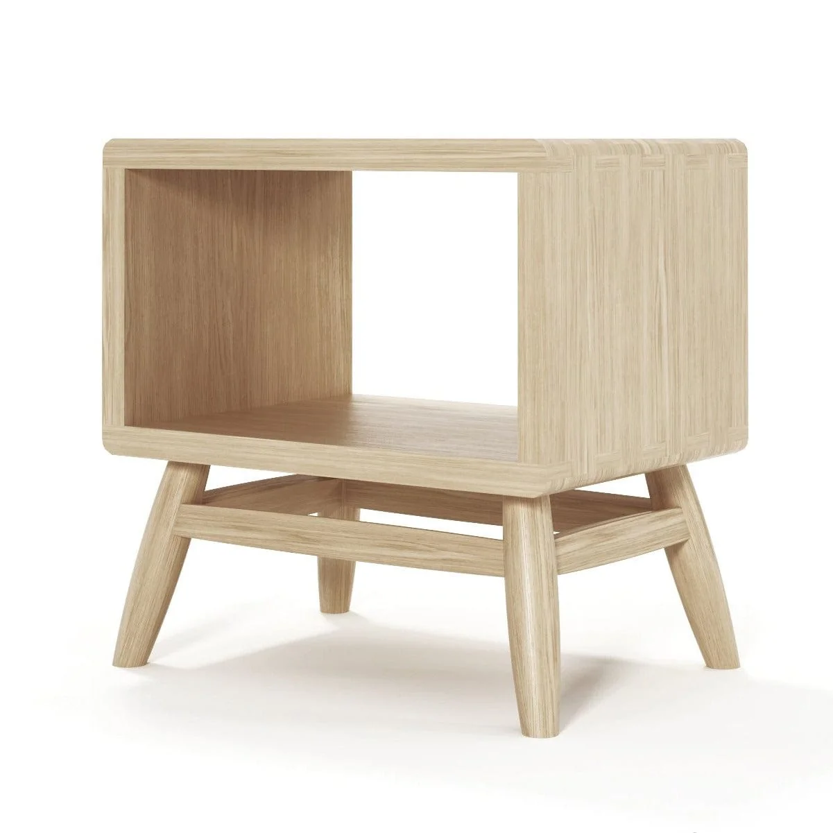 Twist Bedside - European Oak - Image 2