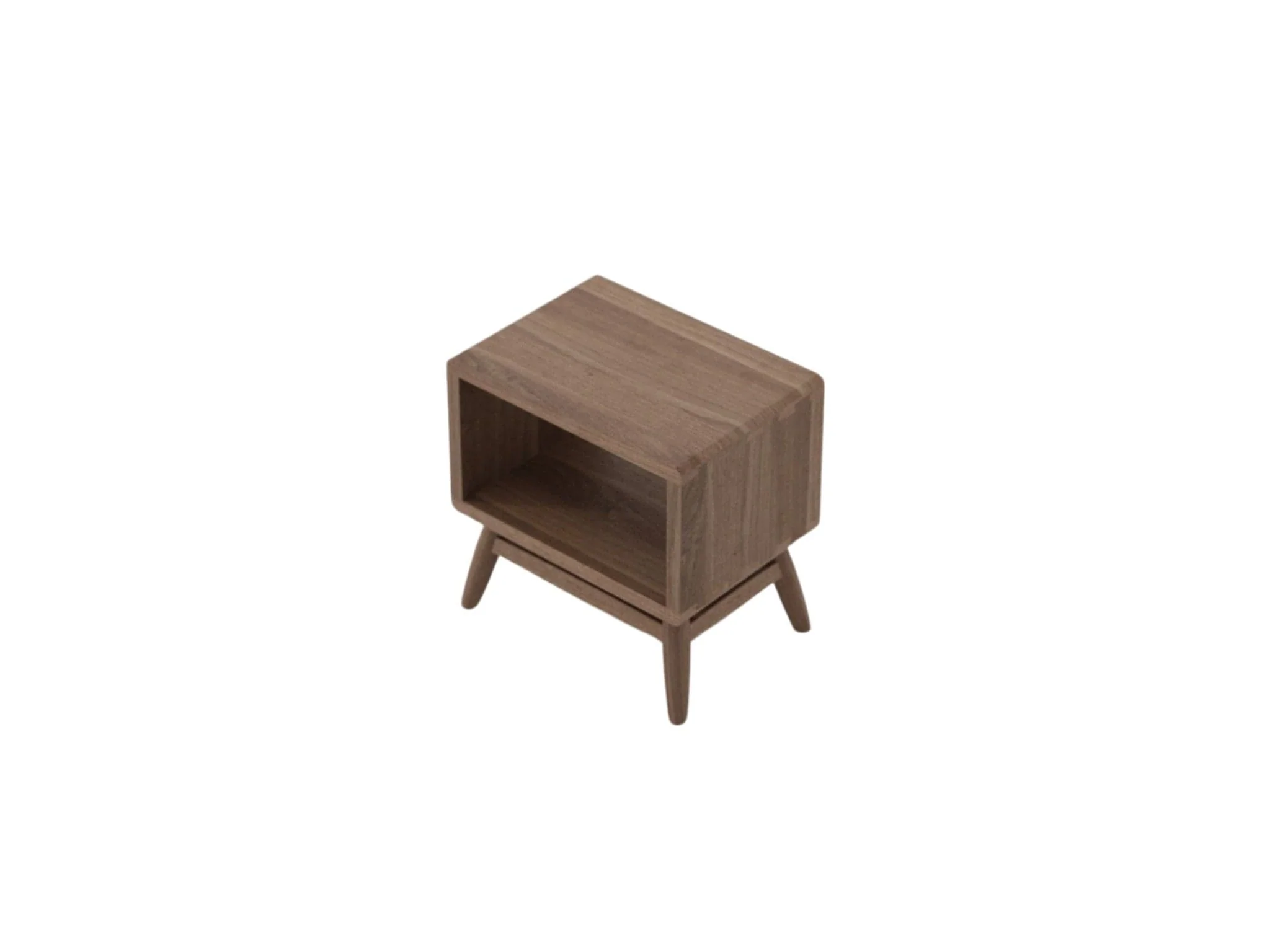 Twist Bedside - FSC Recycled Teak - Image 3