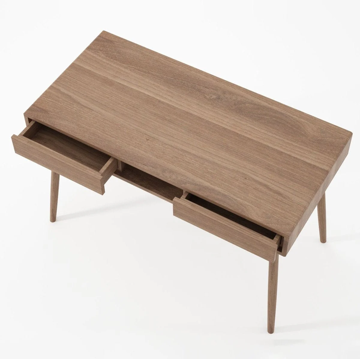 Twist Desk with 2 Drawers - FSC RecycledTeak - Image 5