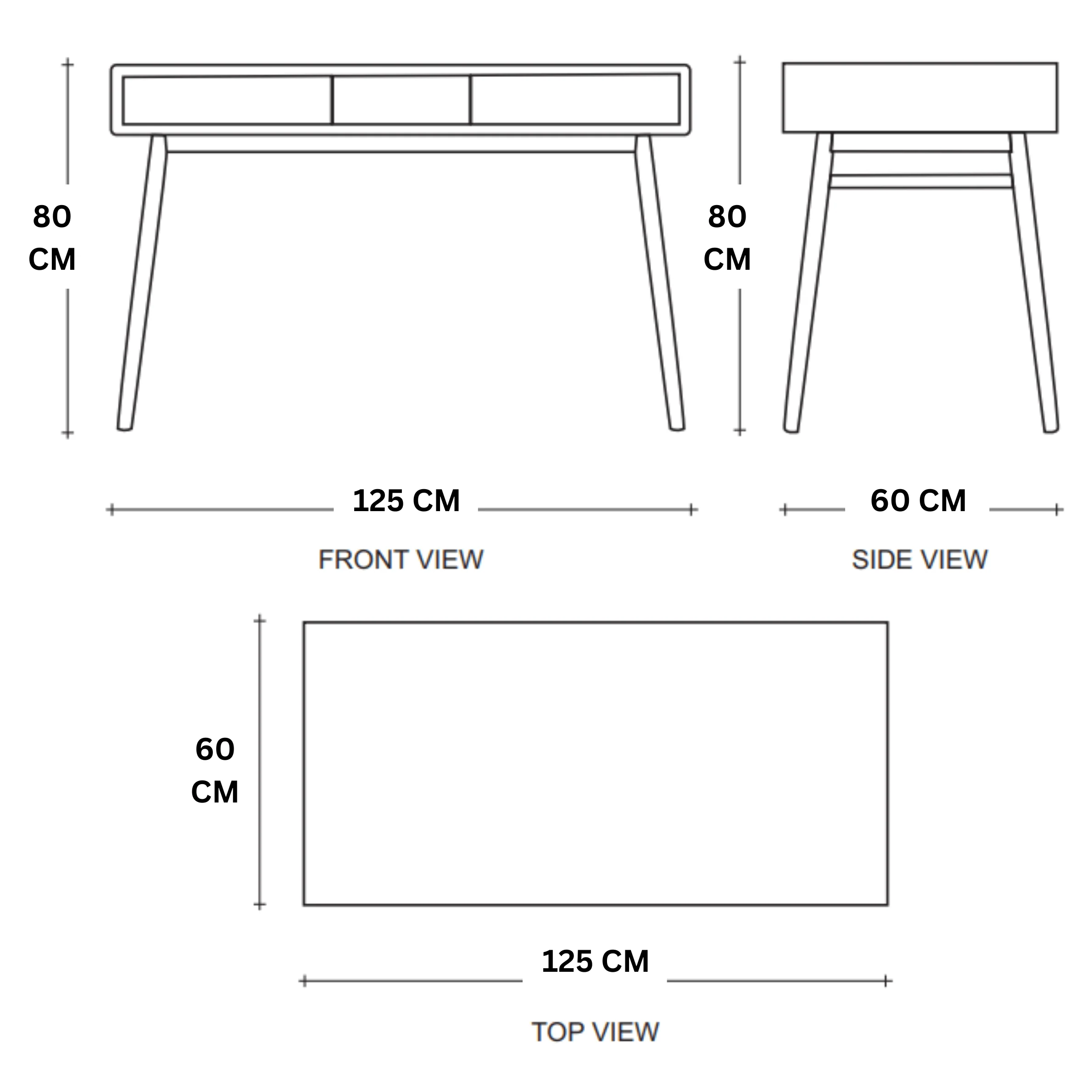 Twist Desk with 2 Drawers - FSC RecycledTeak - Image 9