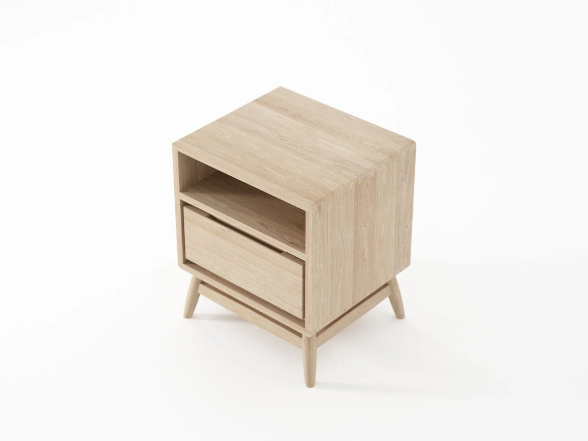 Twist Side Table - European Oak - Image 4