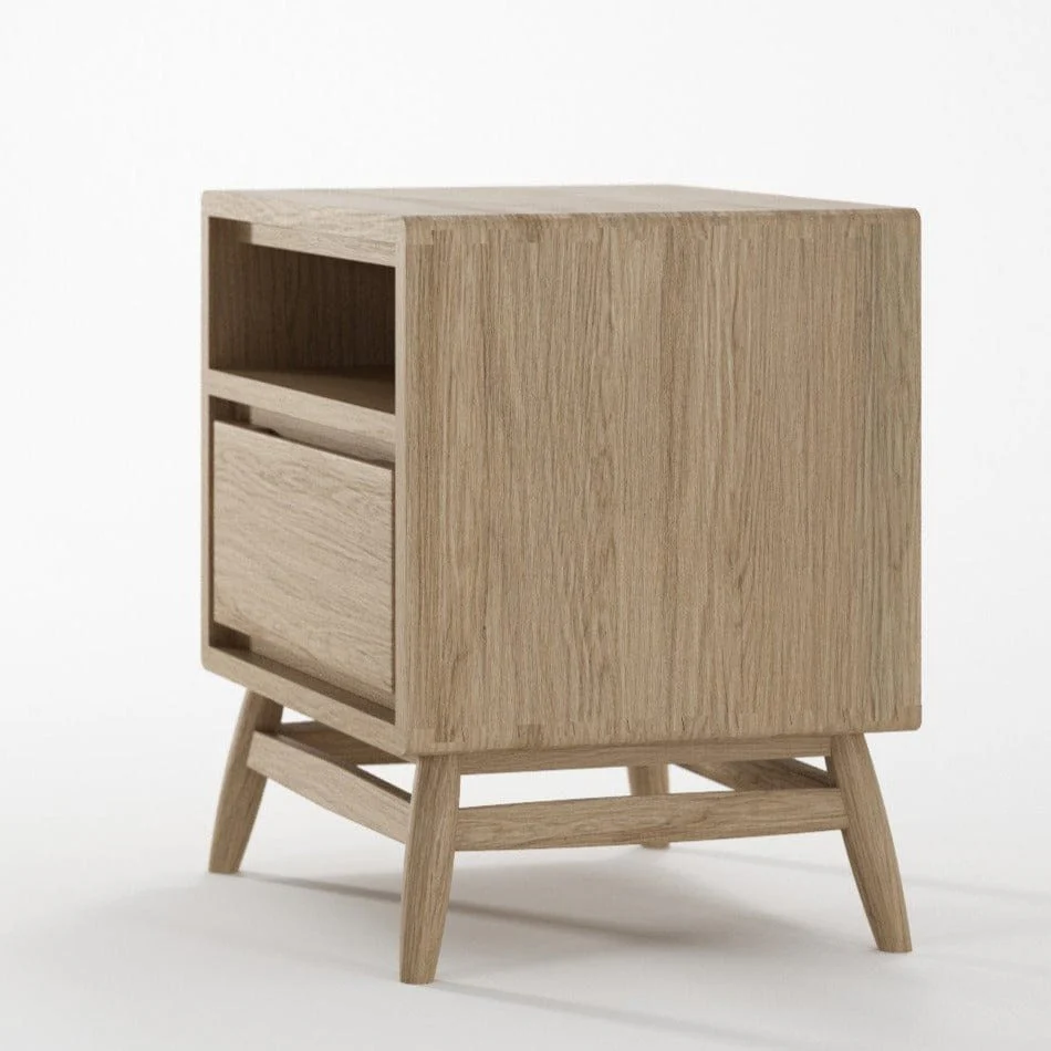 Twist Side Table - European Oak - Image 6