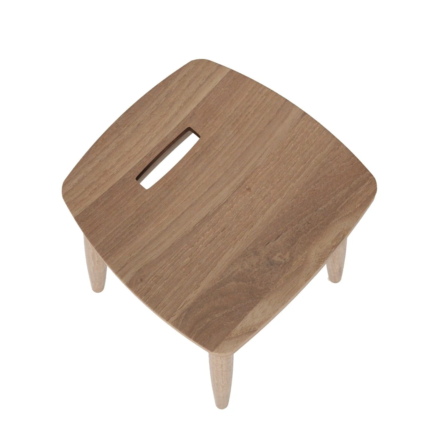 Twist Stool - FSC Recycled Teak - Image 4