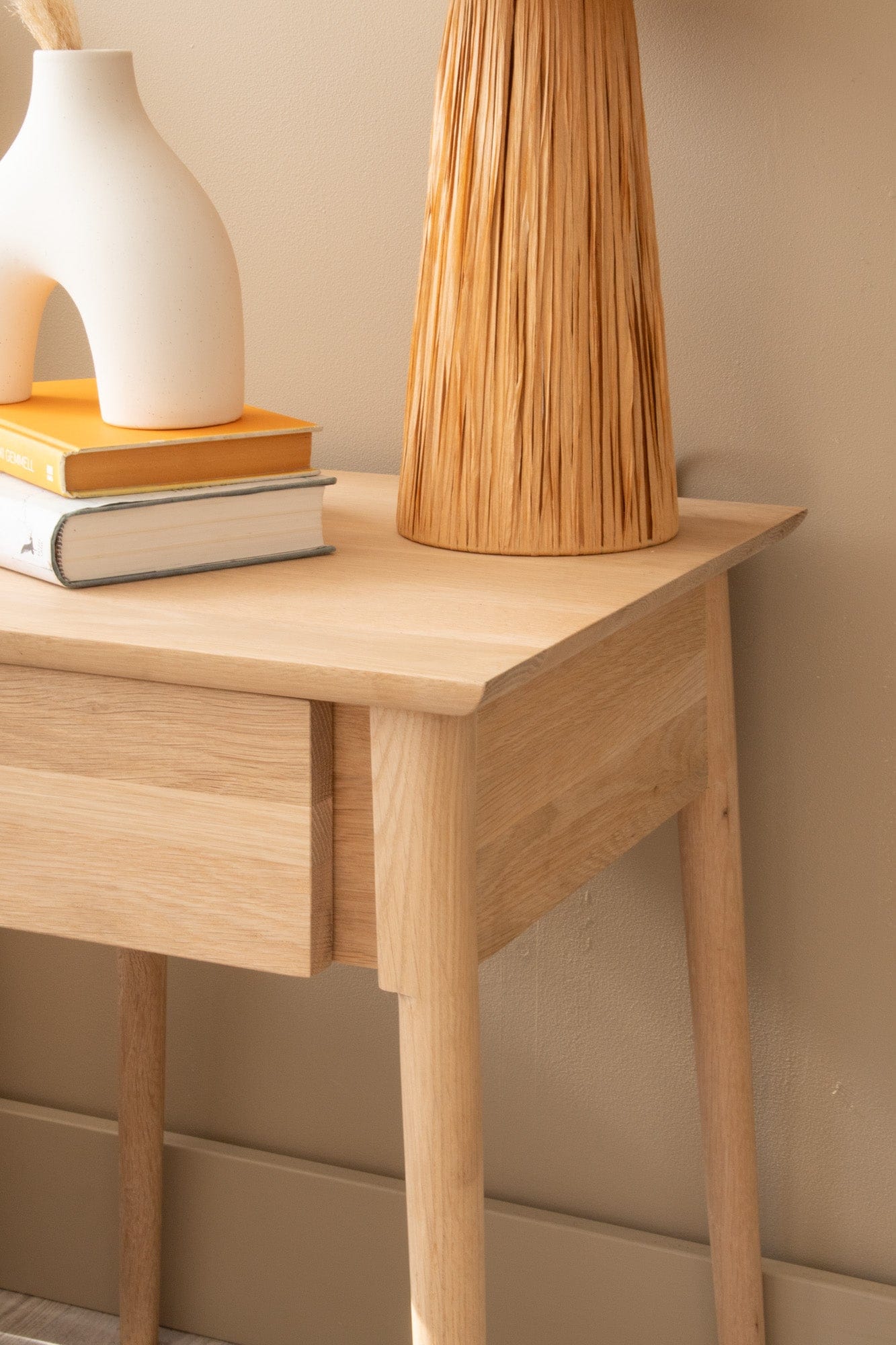 Vintage Bedside  European Oak - Image 7