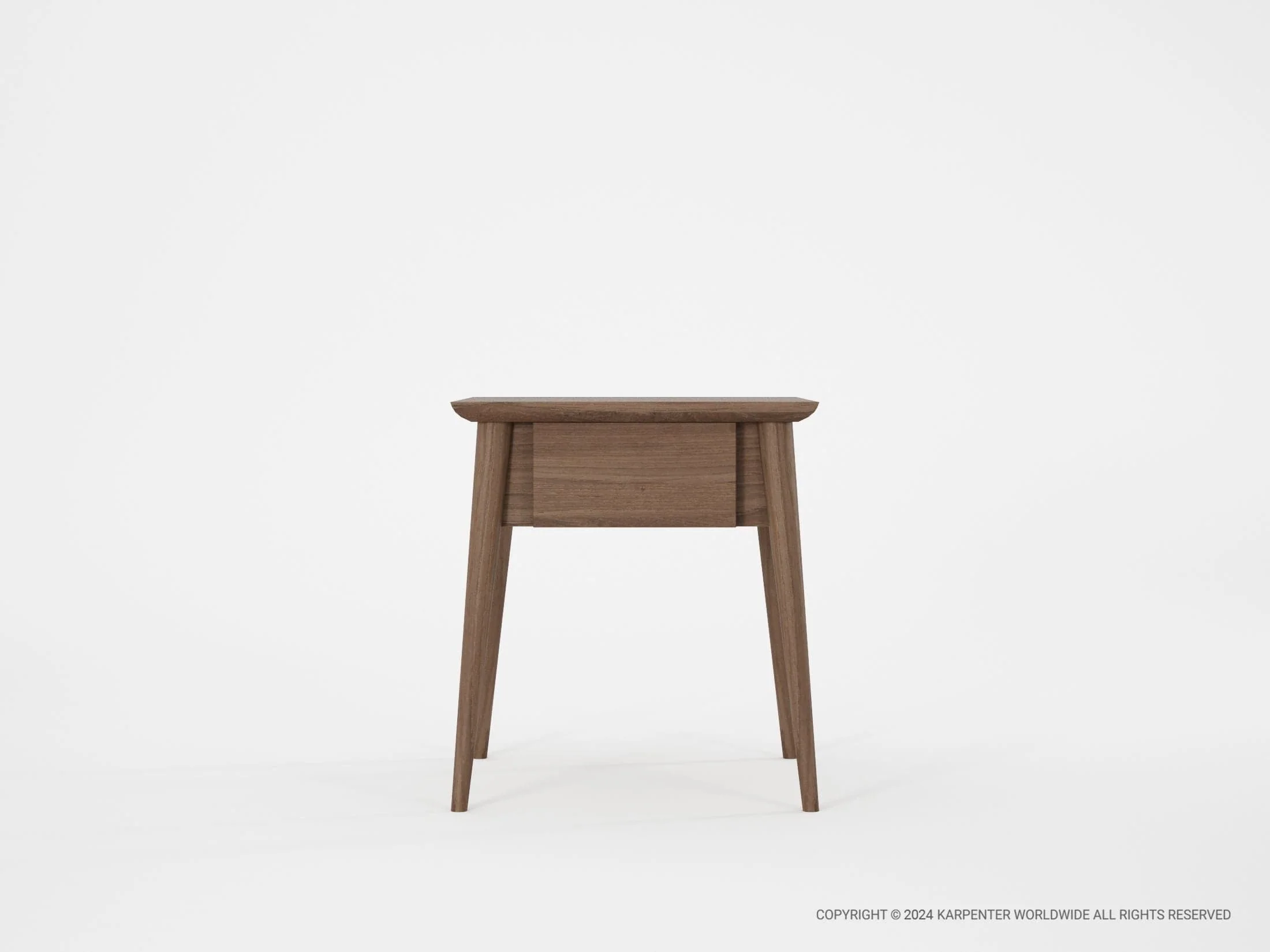 Vintage Deep Bedside - FSC Recycled Teak - Image 3