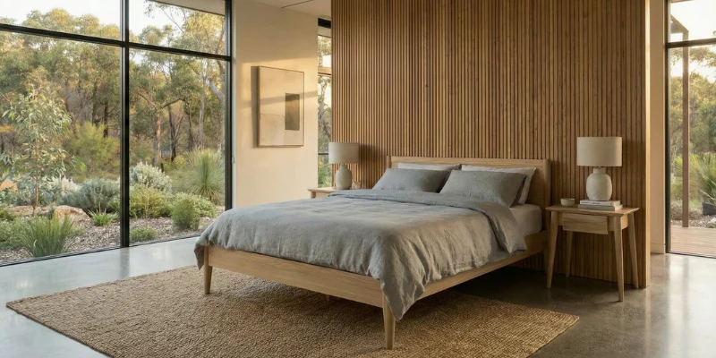 Vintage King Bed  - European Oak - Image 2
