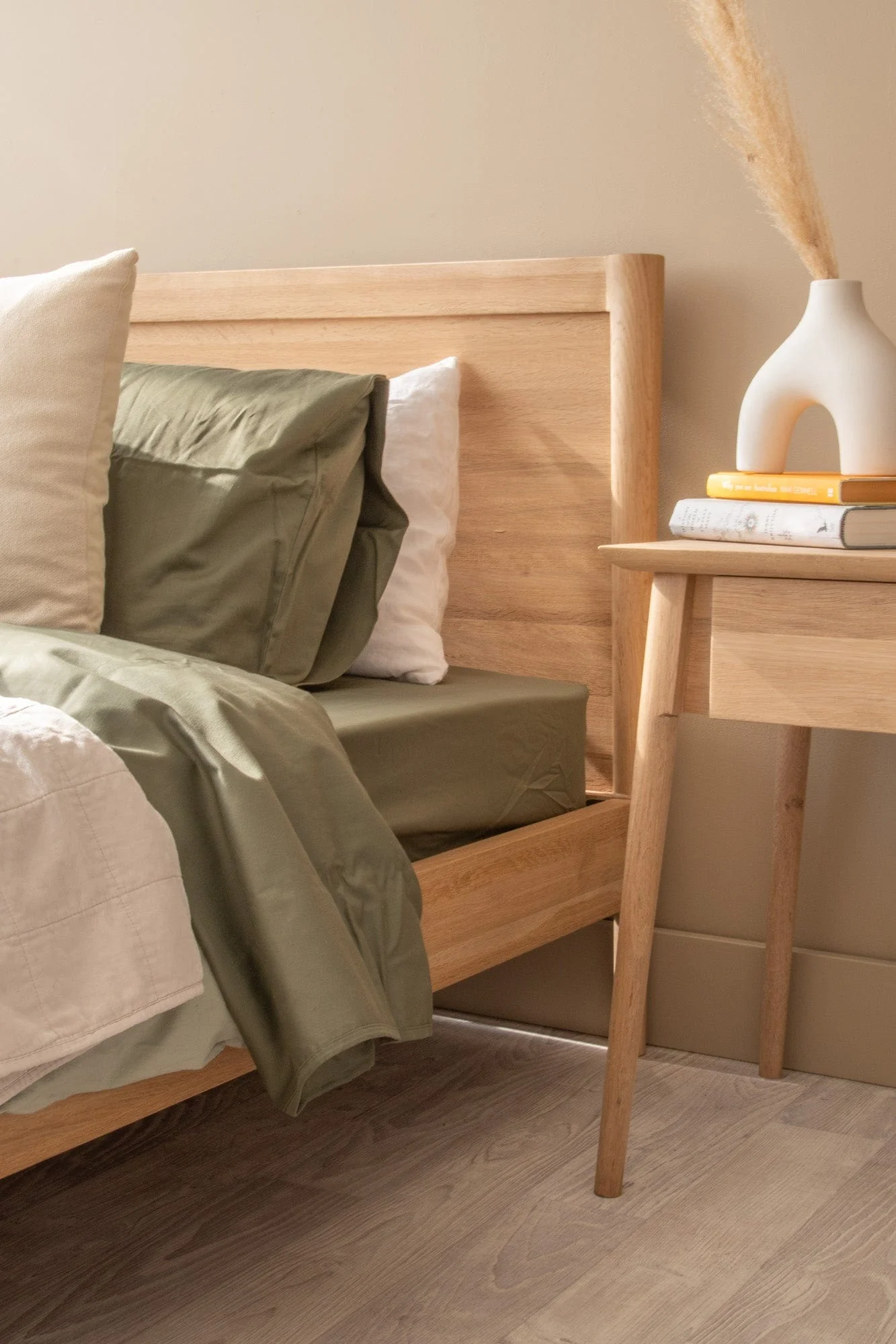 Vintage Queen Bed - European Oak - Image 7