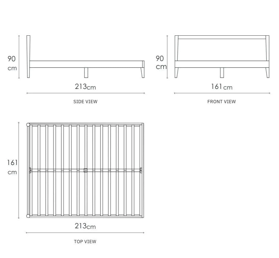 Vintage Queen Bed - European Oak - Image 8