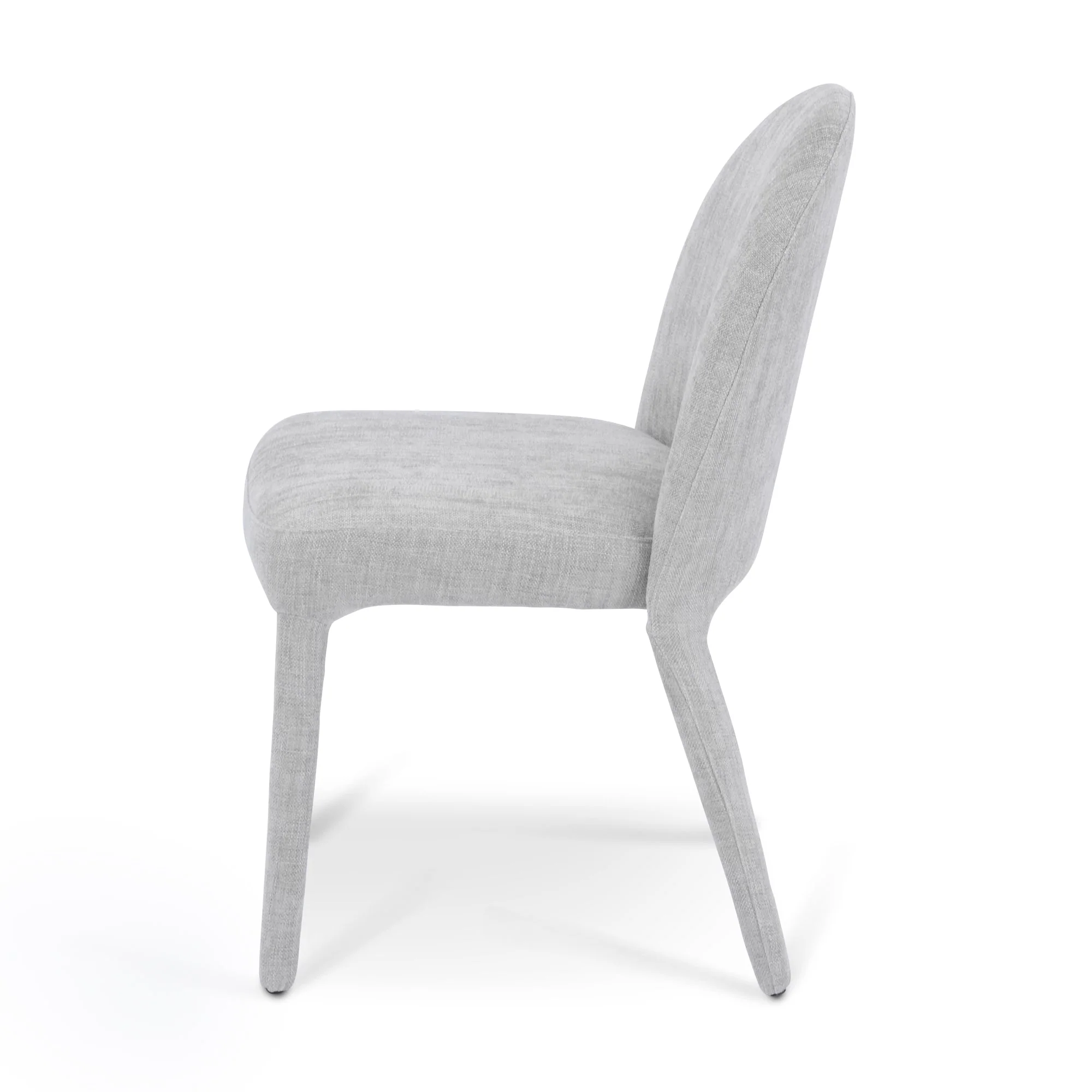 Wyatt Dining Chair Fossil Fabric Upholstery - Image 3