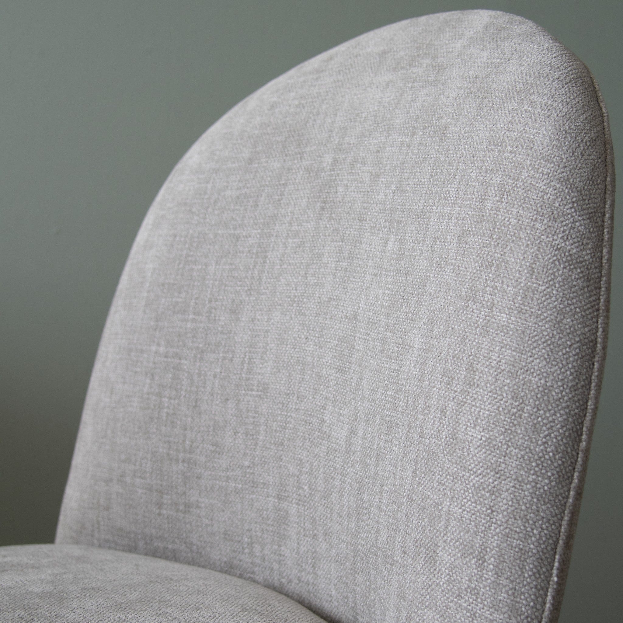 Wyatt Dining Chair Fossil Fabric Upholstery - Image 5