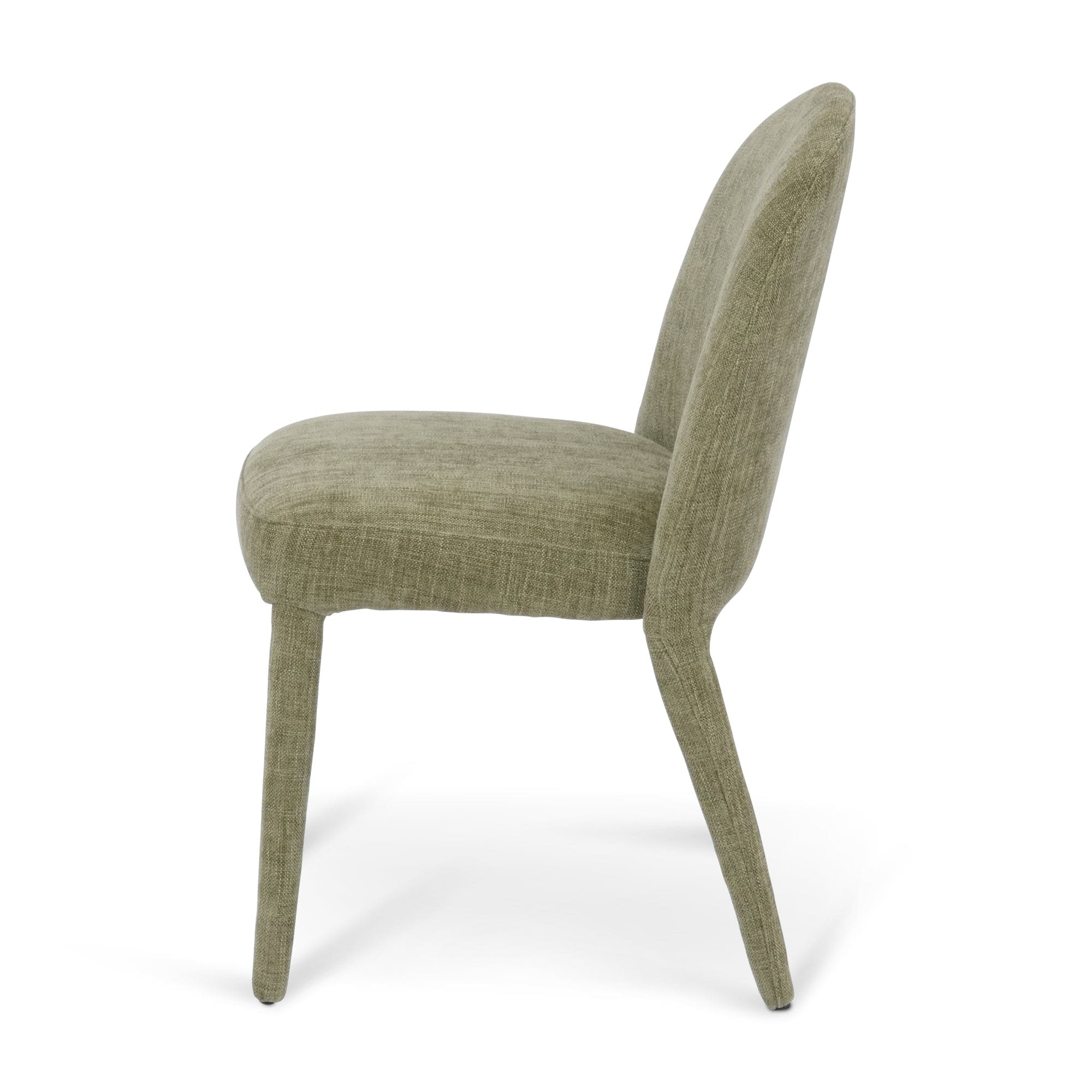 Wyatt Dining Chair Leaf Fabric Upholstery - Image 4